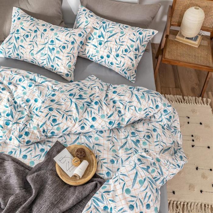 91家纺网 家纺一手货源 找家纺 棉眠 2019新款全棉13070四件套 仲夏夜