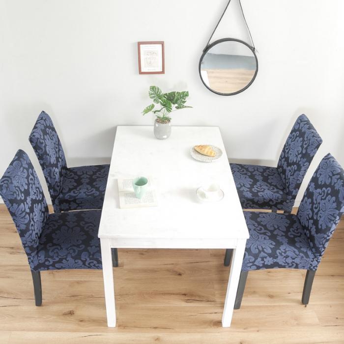 91家纺网 家纺一手货源 找家纺 兴妮雅家纺 2020新款大提花椅子套 大提花藏蓝