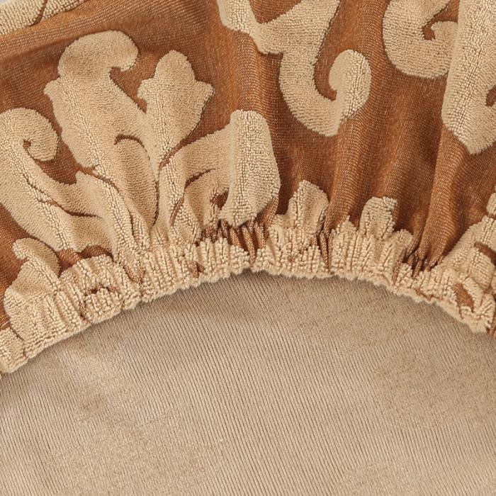 91家纺网 家纺一手货源 找家纺 兴妮雅家纺 2020新款大提花椅子套 大提花金黄