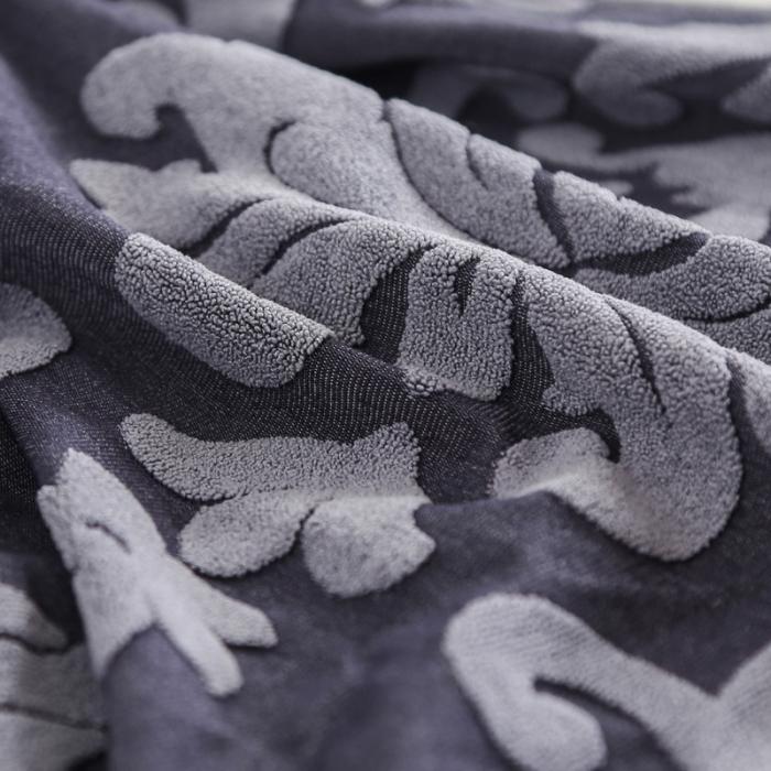 91家纺网 家纺一手货源 找家纺 兴妮雅家纺 2020新款大提花椅子套 大提花浅灰