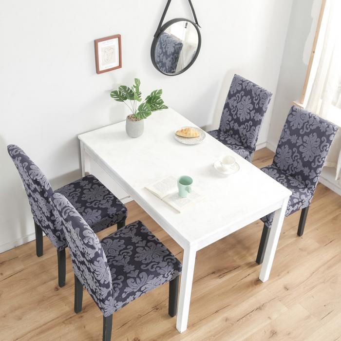 91家纺网 家纺一手货源 找家纺 兴妮雅家纺 2020新款大提花椅子套 大提花浅灰