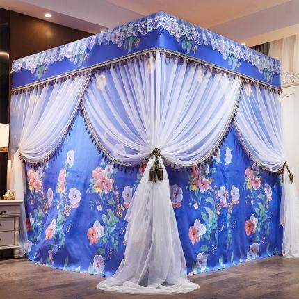 91家纺网 家纺一手货源 找家纺 艾晶美 2019新款豪华床幔蚊帐 扶摇