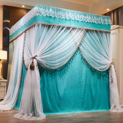 91家纺网 家纺一手货源 找家纺 （总）艾晶美 2019豪华床幔蚊帐单帐纱单布帘单布防尘顶