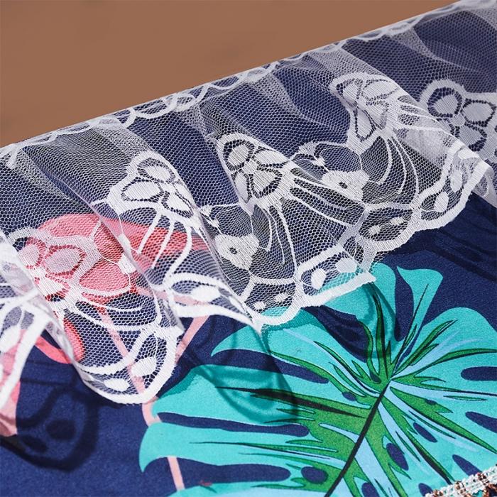 91家纺网 家纺一手货源 找家纺 艾晶美 2019豪华床幔蚊帐单帐纱单布帘单布防尘顶 普罗旺斯