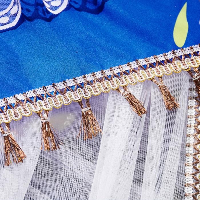 91家纺网 家纺一手货源 找家纺 艾晶美 2019豪华床幔蚊帐单帐纱单布帘单布防尘顶 晚安