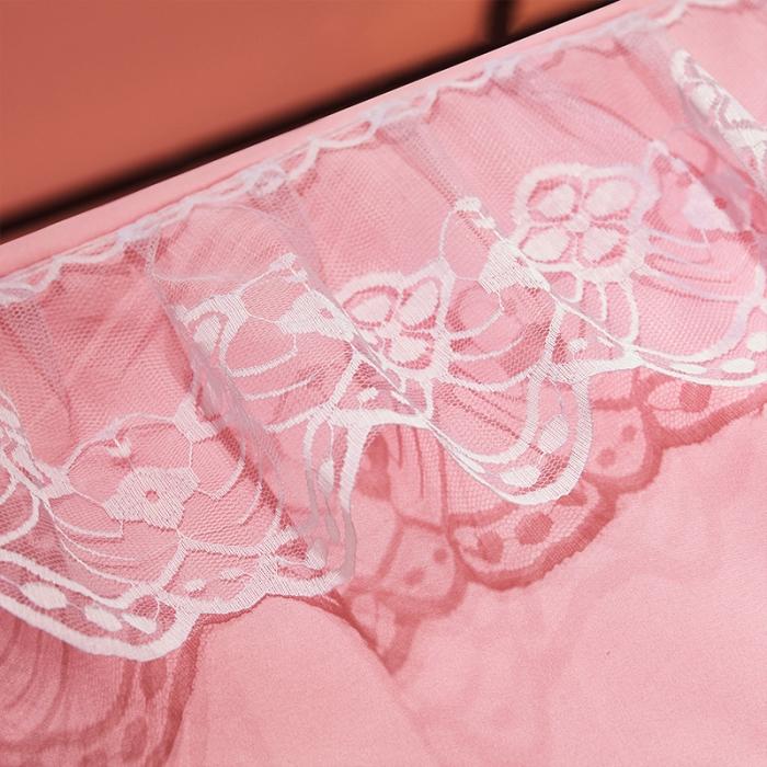 91家纺网 家纺一手货源 找家纺 艾晶美 2019豪华床幔蚊帐单帐纱单布帘单布防尘顶 温馨玉