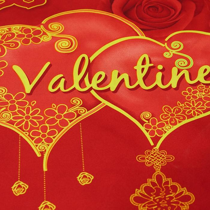 91家纺网 家纺一手货源 找家纺 艾晶美 2019豪华床幔蚊帐单帐纱单布帘单布防尘顶 永结同心