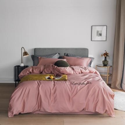 91家纺网 家纺一手货源 找家纺 （总）柚子家纺 100支贡缎澳棉绣花四件套图二