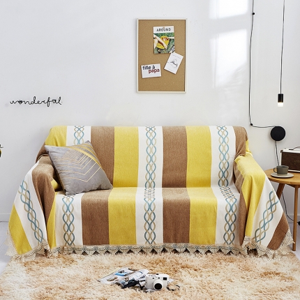 91家纺网 家纺一手货源 找家纺 （总）共鸣 2022新款雪尼尔系列沙发巾