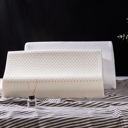 91家纺网 家纺一手货源 找家纺 麦肯锡家居 2020新款乳胶枕一个 波浪枕40*60cm