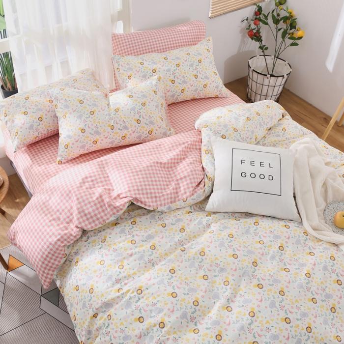 91家纺网 家纺一手货源 找家纺 感遇家纺 2020年春夏全棉四件套纯棉三件套 狮子王