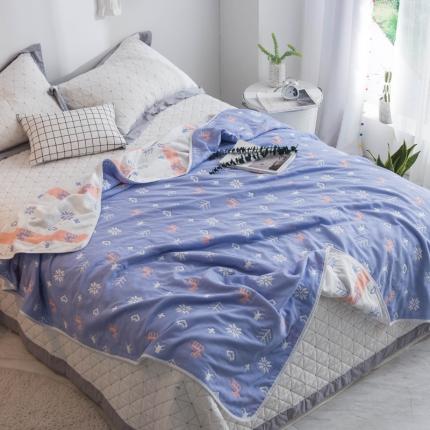 朴尔家纺 六层全棉纱布毛巾被 吉祥鹿