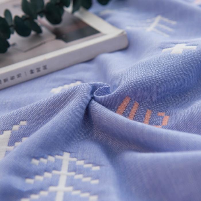 91家纺网 家纺一手货源 找家纺 朴尔家纺 六层全棉纱布毛巾被 吉祥鹿