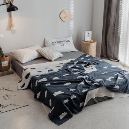 91家纺网 家纺一手货源 找家纺 （总）朴尔 2019新款时尚六层纱布系列毛巾被