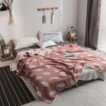 91家纺网 家纺一手货源 找家纺 （总）朴尔 2019新款时尚六层纱布系列毛巾被