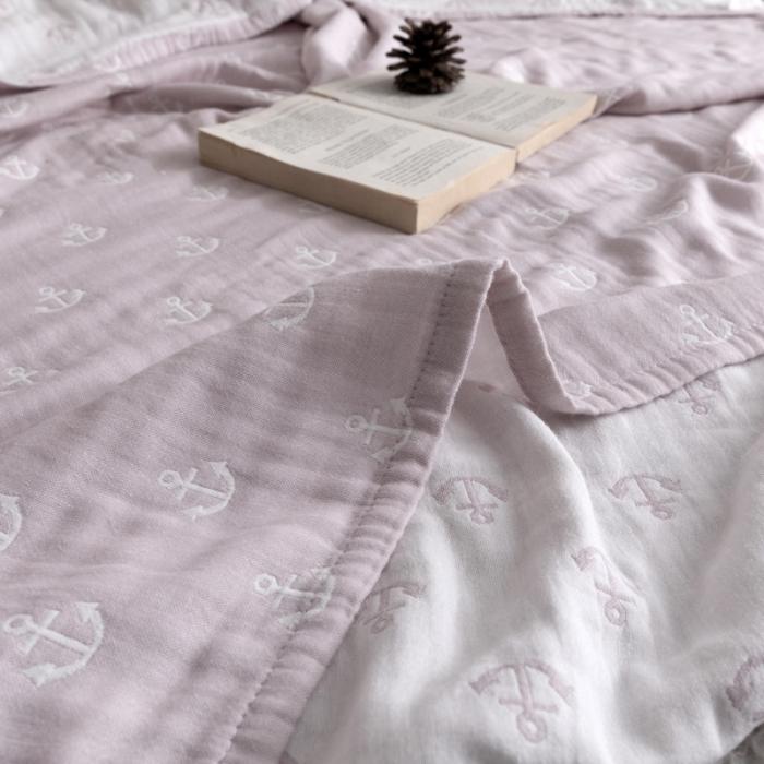 91家纺网 家纺一手货源 找家纺 朴尔家纺 水洗棉系列 清悠海风粉