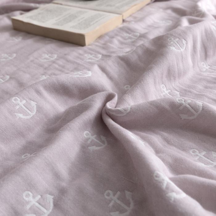 91家纺网 家纺一手货源 找家纺 朴尔家纺 水洗棉系列 清悠海风粉