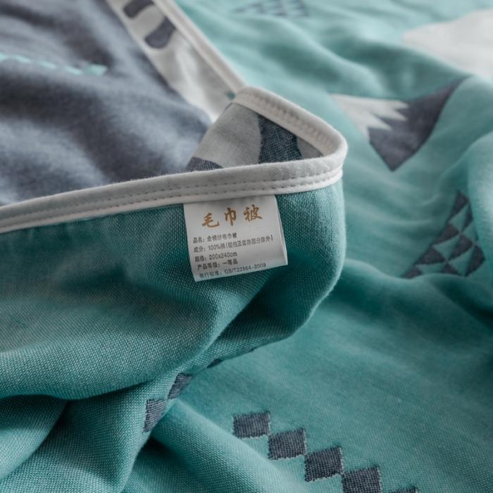 91家纺网 家纺一手货源 找家纺 朴尔家纺 夏季毛巾被纯棉毛毯被夏被毯子空调被 北极熊
