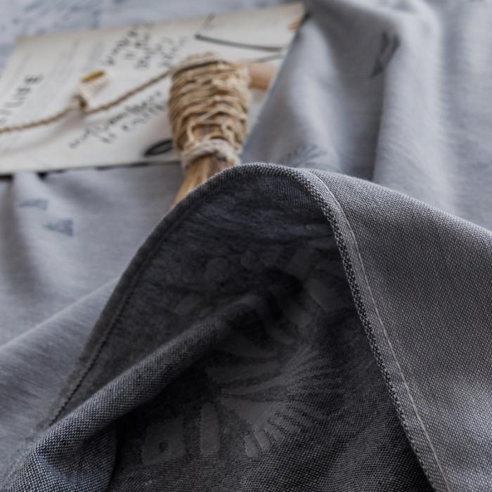 91家纺网 家纺一手货源 找家纺 朴尔家纺 2020年新款双层全棉纱布毛巾被 骏马-灰