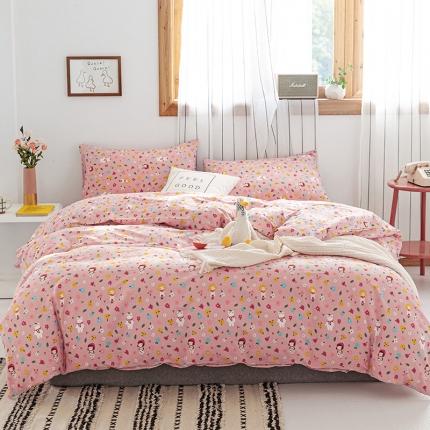 91家纺网 家纺一手货源 找家纺 （总）珺柔 2019新款13070全棉四件套第二批