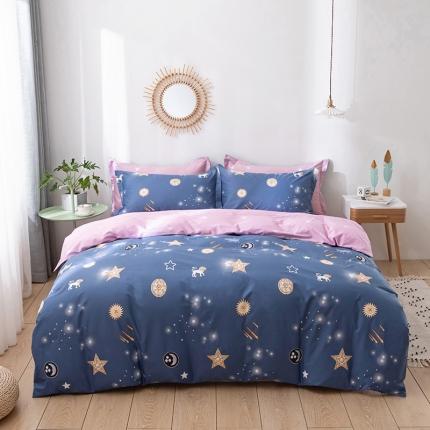 星期三家纺 全棉活性全棉四件套（加老板微信有会员价） 闪耀星空