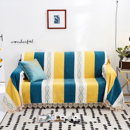 91家纺网 家纺一手货源 找家纺 （总）共鸣 2022新款雪尼尔系列沙发巾