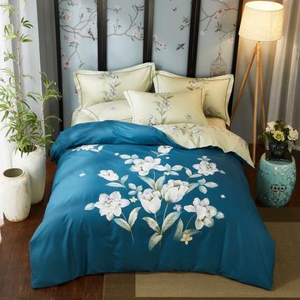 91家纺网 家纺一手货源 找家纺 （总1）雲归梦 2020新款13372全棉大版四件套