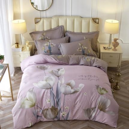 91家纺网 家纺一手货源 找家纺 （总1）雲归梦 2020新款13372全棉大版四件套