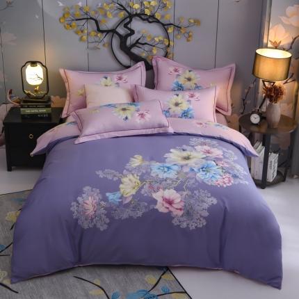 91家纺网 家纺一手货源 找家纺 （总1）雲归梦 2020新款13372全棉大版四件套