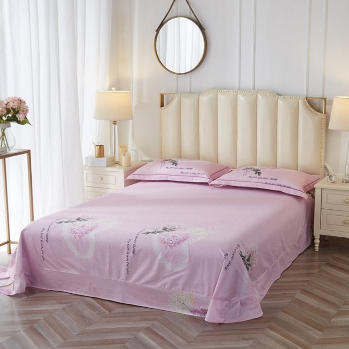 91家纺网 家纺一手货源 找家纺 雲归梦 2020新款13372全棉大版四件套 初恋-绿