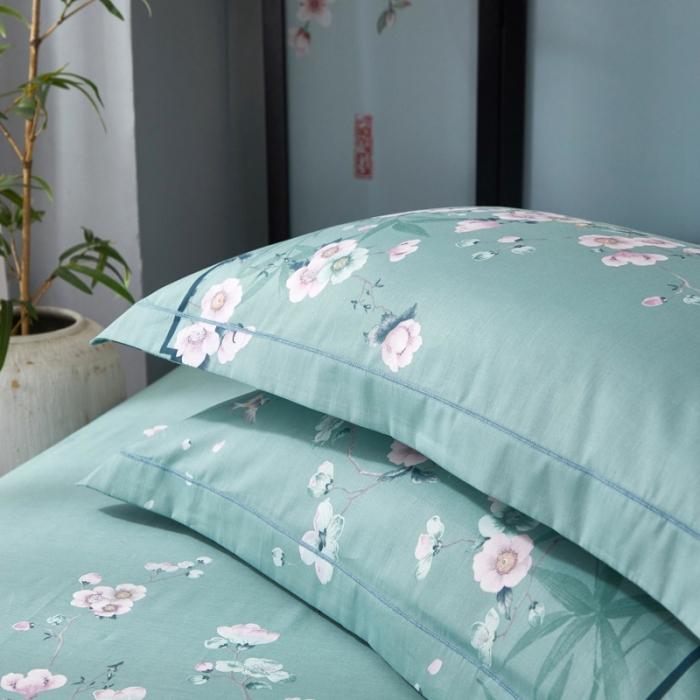 91家纺网 家纺一手货源 找家纺 雲归梦 2020新款13372全棉大版四件套 春风絮语