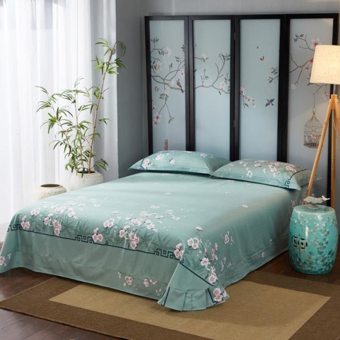 91家纺网 家纺一手货源 找家纺 雲归梦 2020新款13372全棉大版四件套 春风絮语