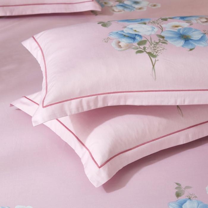 91家纺网 家纺一手货源 找家纺 雲归梦 2020新款13372全棉大版四件套 春花秋月