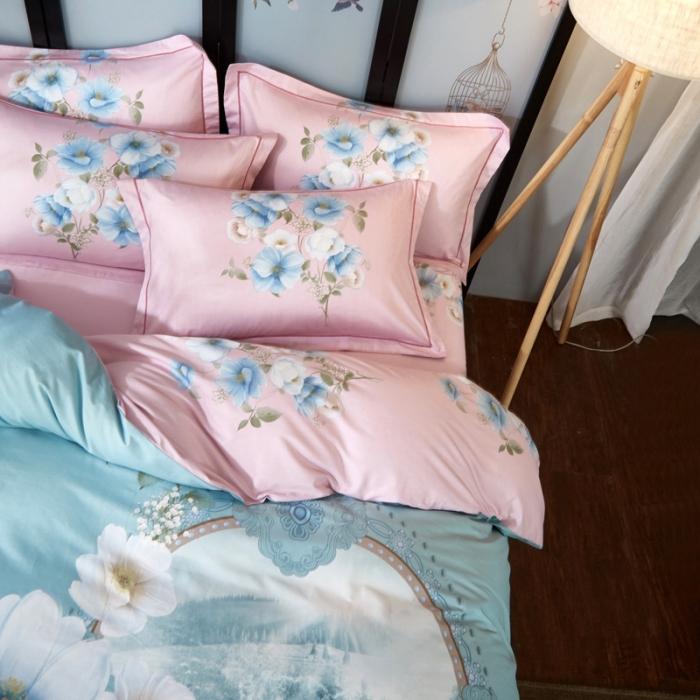 91家纺网 家纺一手货源 找家纺 雲归梦 2020新款13372全棉大版四件套 春花秋月