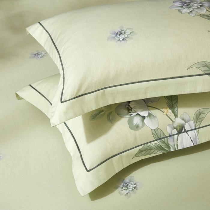 91家纺网 家纺一手货源 找家纺 雲归梦 2020新款13372全棉大版四件套 风华叶恋