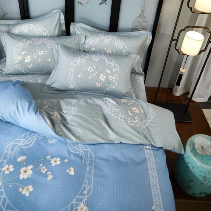 91家纺网 家纺一手货源 找家纺 雲归梦 2020新款13372全棉大版四件套 静晓