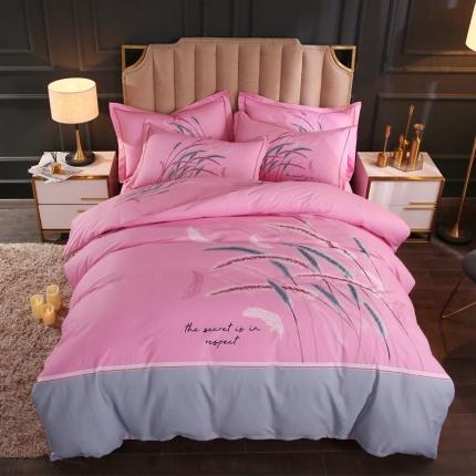 雲归梦 2020新款13372全棉大版四件套 兰和风