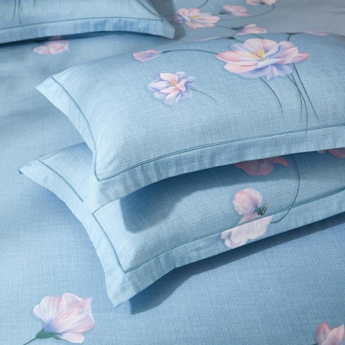 91家纺网 家纺一手货源 找家纺 雲归梦 2020新款13372全棉大版四件套 觅春