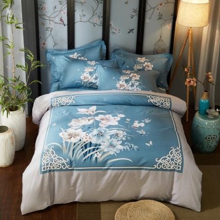 雲归梦 2020新款13372全棉大版四件套 沐馨