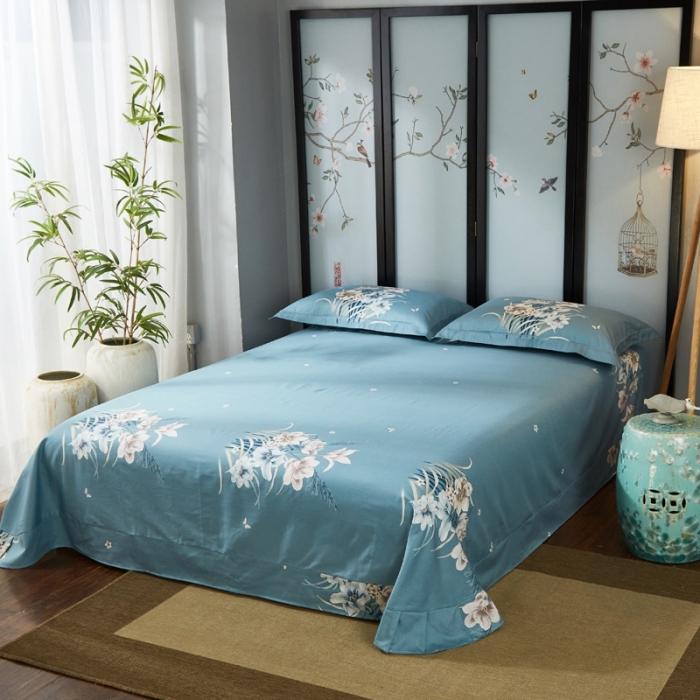 91家纺网 家纺一手货源 找家纺 雲归梦 2020新款13372全棉大版四件套 沐馨