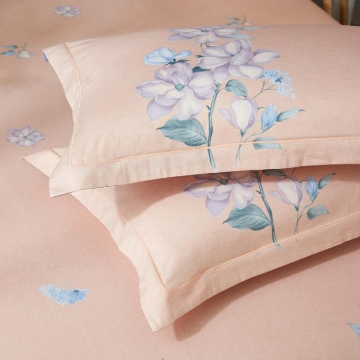 91家纺网 家纺一手货源 找家纺 雲归梦 2020新款13372全棉大版四件套 如梦花期