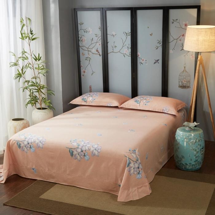 91家纺网 家纺一手货源 找家纺 雲归梦 2020新款13372全棉大版四件套 如梦花期