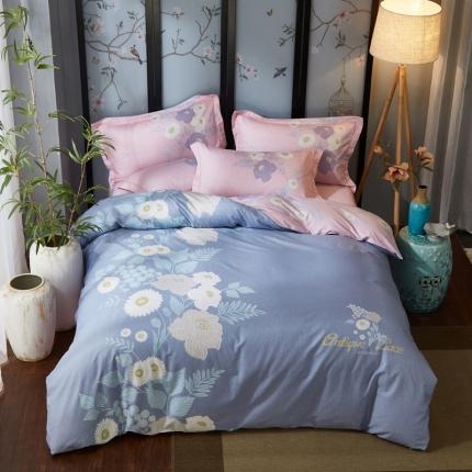 雲归梦 2020新款13372全棉大版四件套 盛夏芬芳