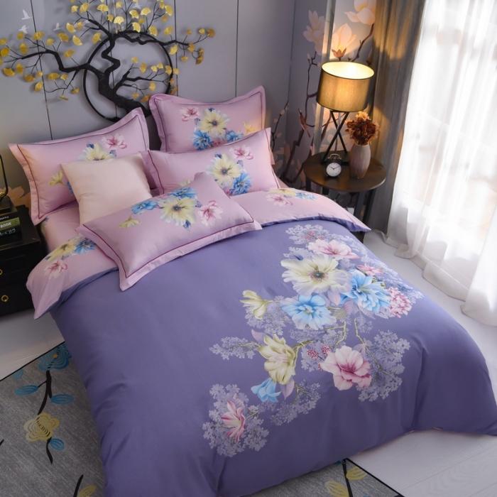 91家纺网 家纺一手货源 找家纺 雲归梦 2020新款13372全棉大版四件套 世外桃源