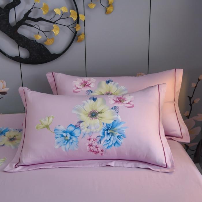 91家纺网 家纺一手货源 找家纺 雲归梦 2020新款13372全棉大版四件套 世外桃源