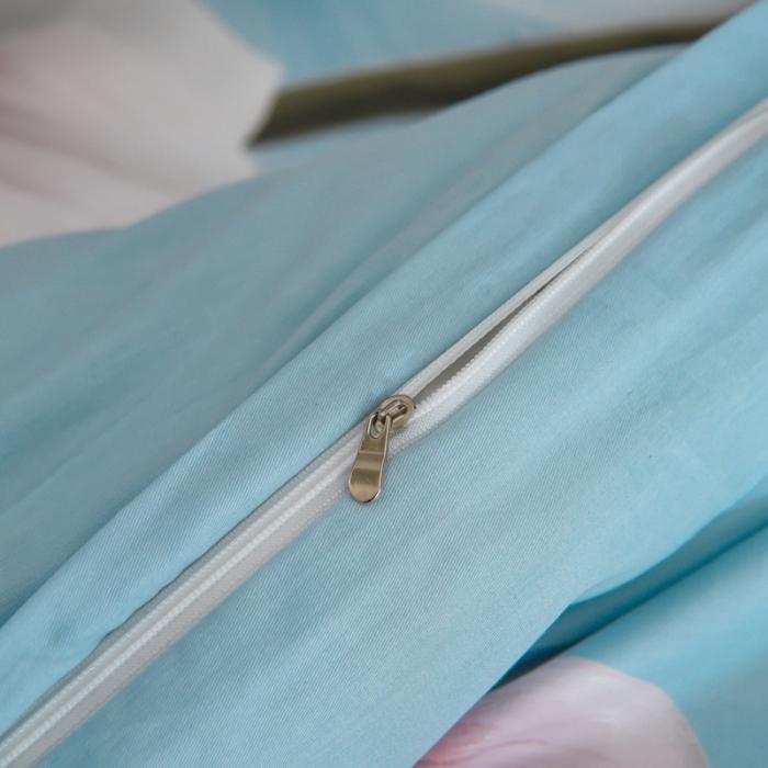 91家纺网 家纺一手货源 找家纺 雲归梦 2020新款13372全棉大版四件套 万紫千红-蓝