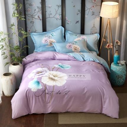 91家纺网 家纺一手货源 找家纺 （总2）雲归梦 2020新款13372全棉大版四件套