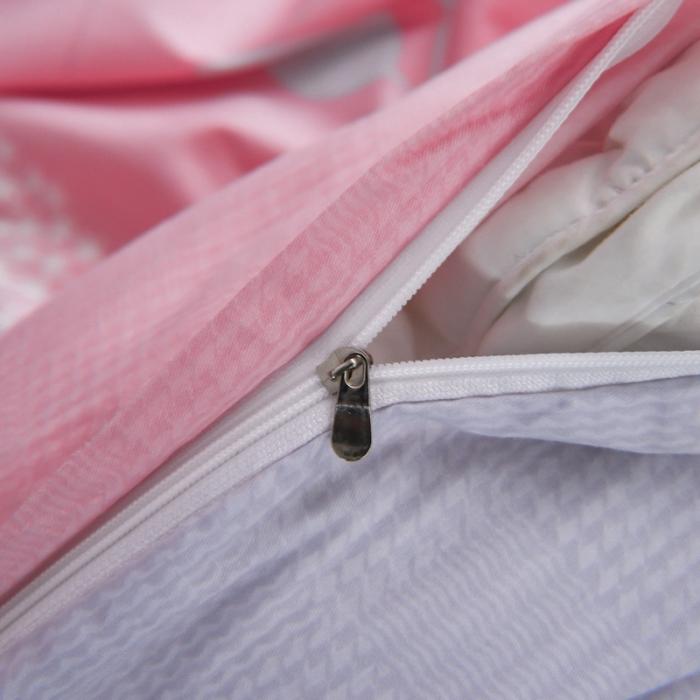 91家纺网 家纺一手货源 找家纺 雲归梦 2020新款13372全棉大版四件套 一抹清香-粉