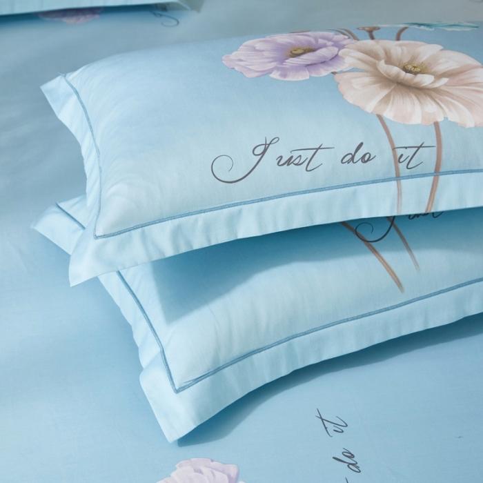 91家纺网 家纺一手货源 找家纺 雲归梦 2020新款13372全棉大版四件套 伊娜