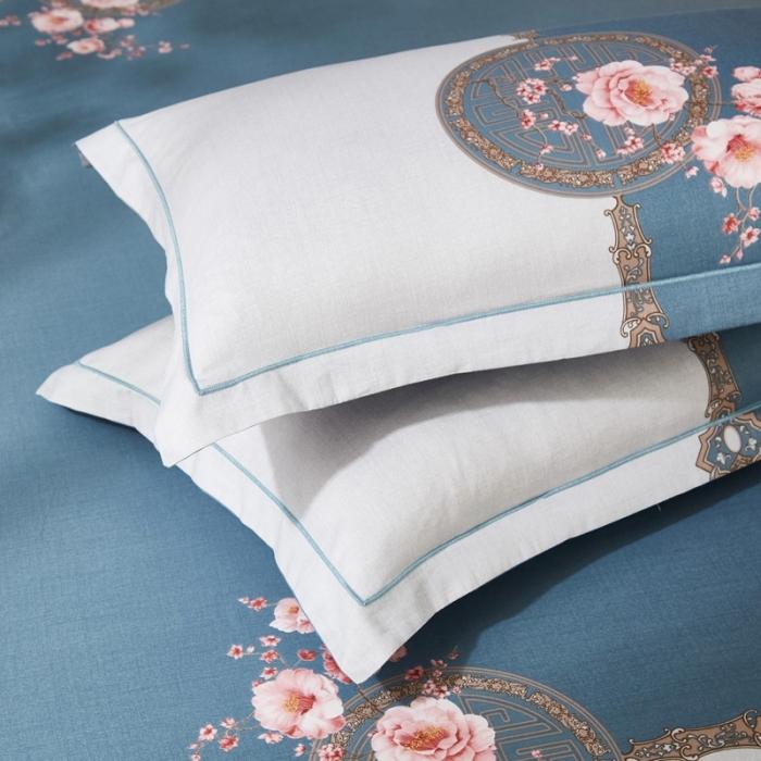 91家纺网 家纺一手货源 找家纺 雲归梦 2020新款13372全棉大版四件套 醉玲珑